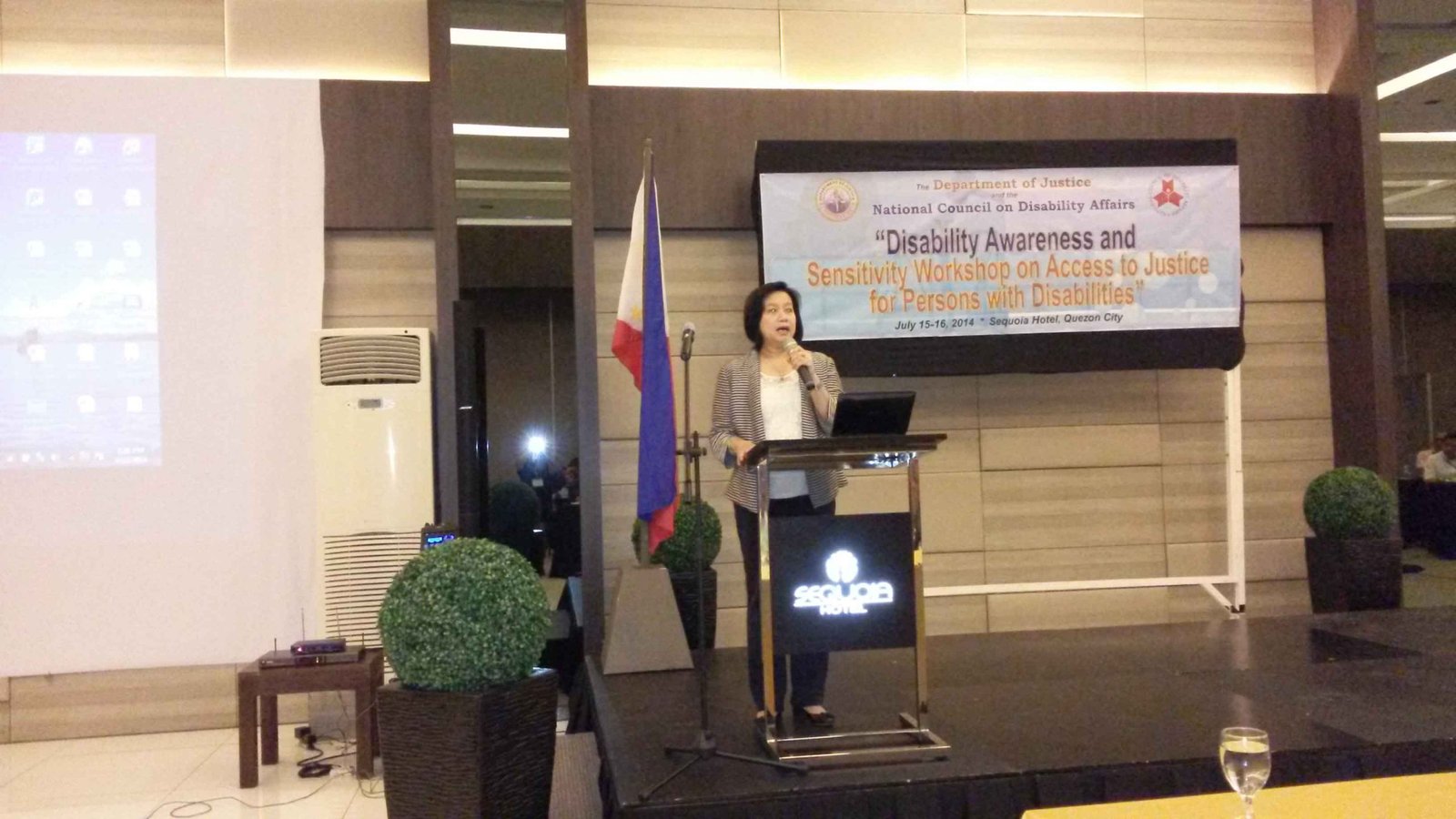 Atty. Tanodra-Armamento delivering her opening remarks