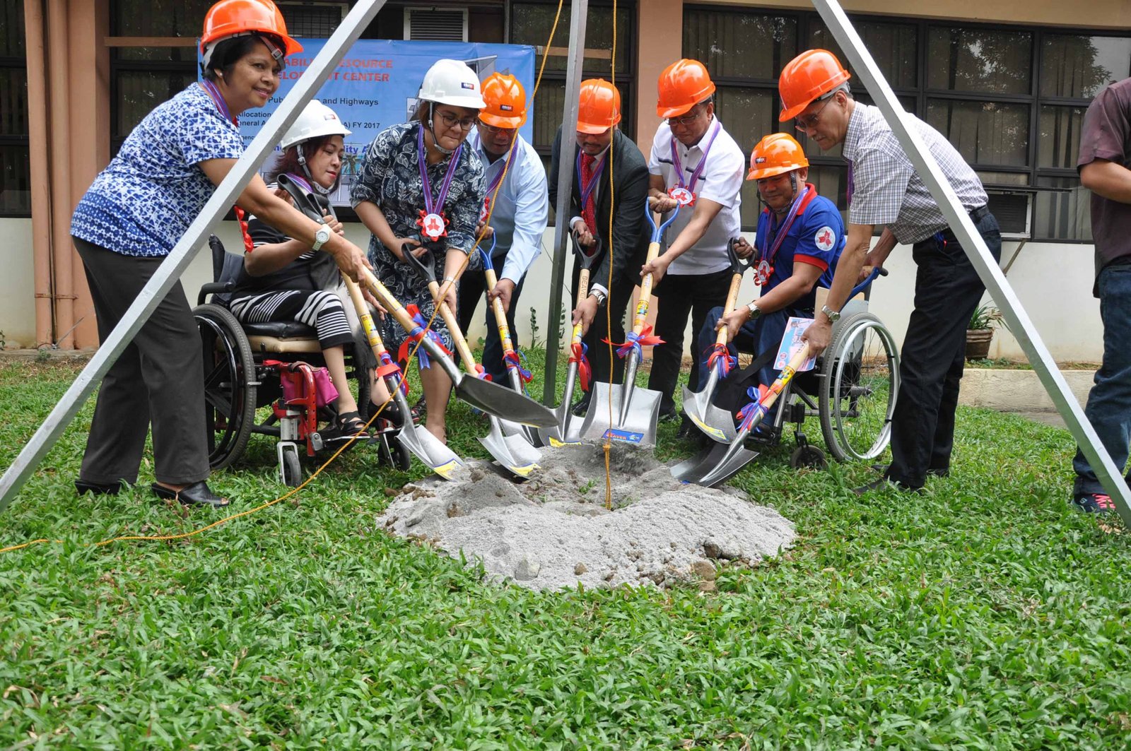GROUNDBREAKING  OF THE  MODEL DISABILITY RESOURCE AND DEVELOPMENT CENTER LAUNCHED