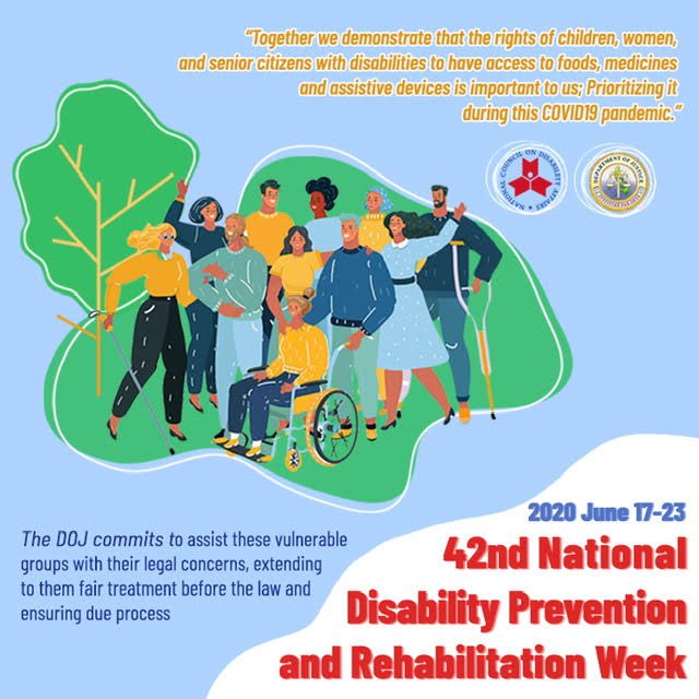 DOJ Supports 42nd National Disability Prevention and Rehabilitation (NDPR) Week!