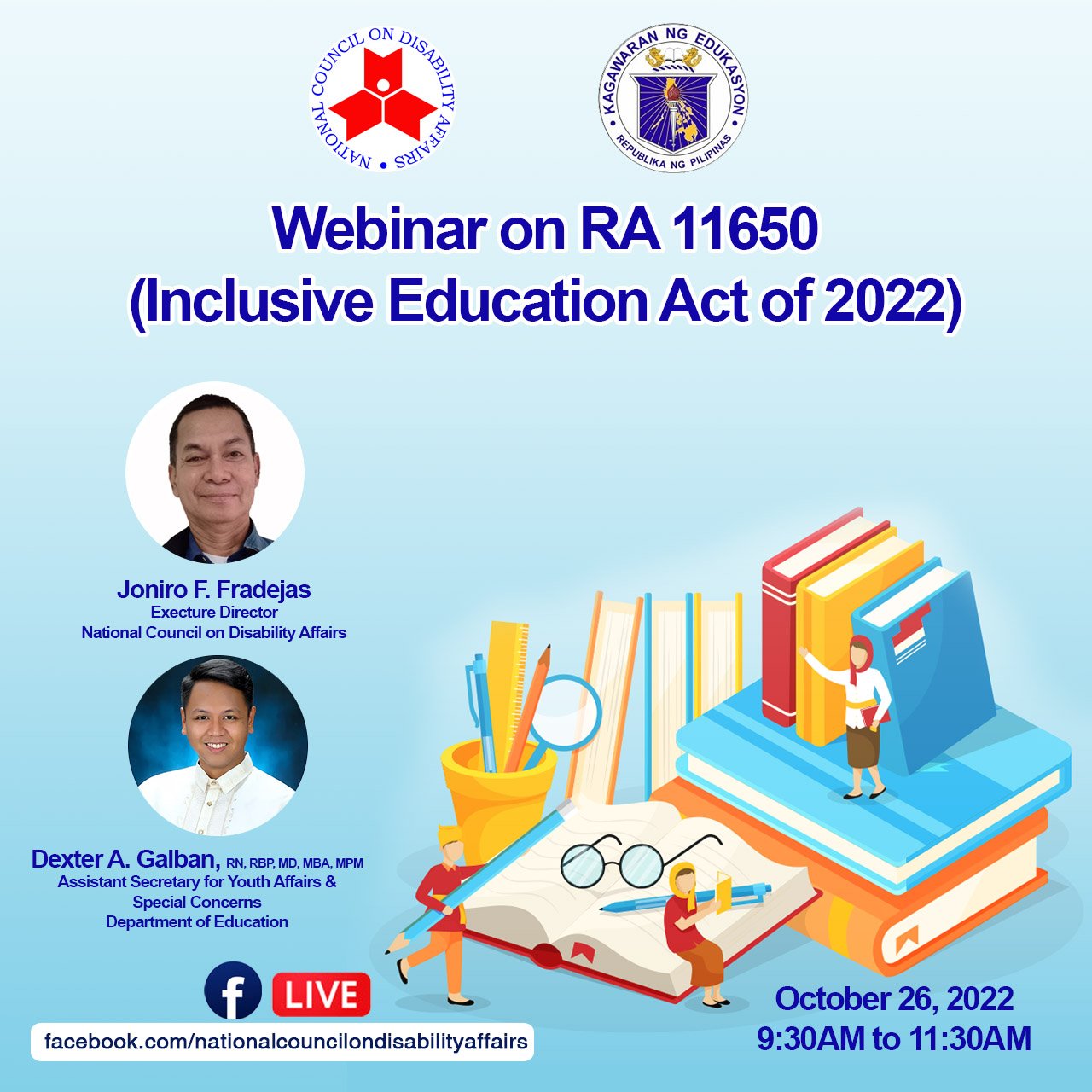 Webinar on RA11650 (Inclusive Education of Students with Disabilities)