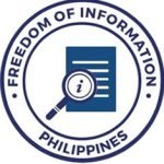Freedom of Information Philippines words circling a magnifying glass with letter i in the middle and a paper symbol behind