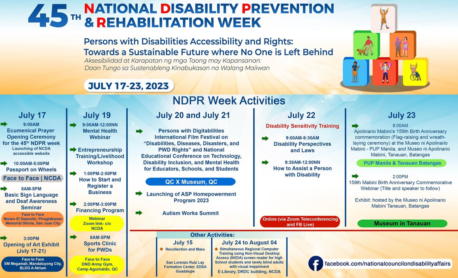 45th NDPR Week Celebration Sked of Activities National Council on