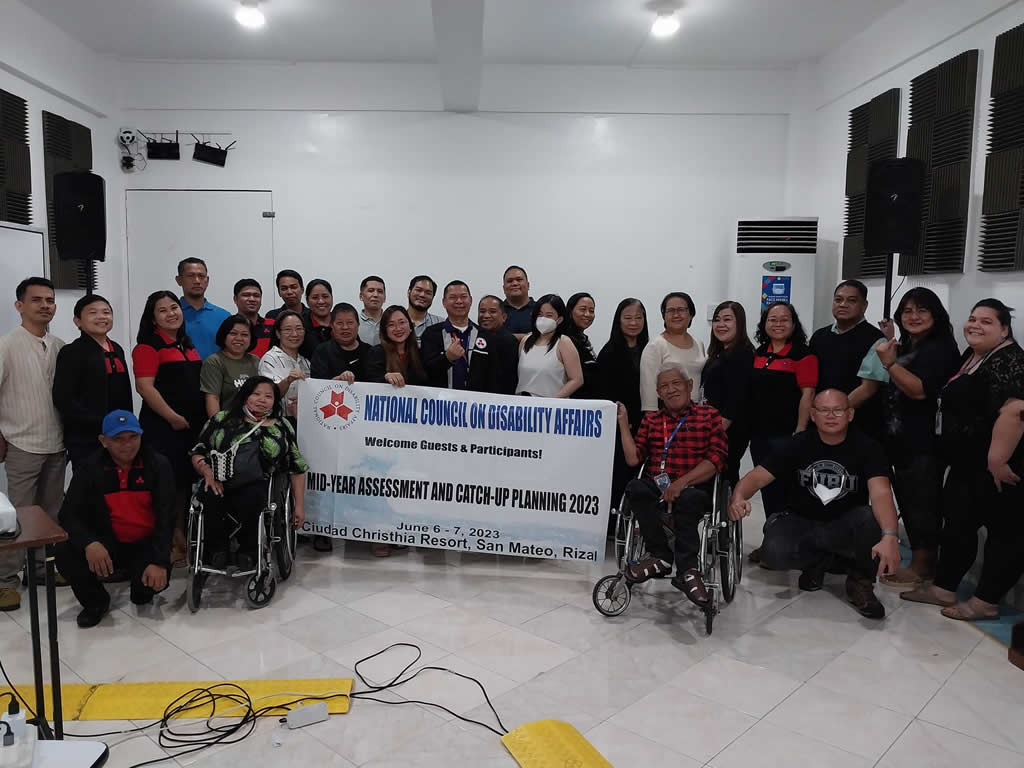 National Council on Disability Affairs held its 2023 Mid-year Assessment and Catch-up Planning in Ciudad Christhia Resort located in San Mateo, Rizal on June 6 and 7, 2023.