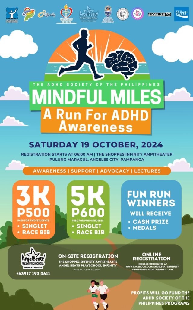 Run for AD/HD Awareness Poster "A Mindful Miles"