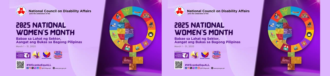 2025 National Women's Month Theme: Babae sa Lahat ng Sektor, Aangat ang Bukas sa Bagong Pilipinas March 1-31, 2025